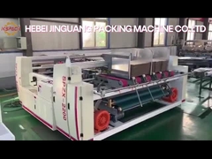 High speed semi automatic pasting carton box machine