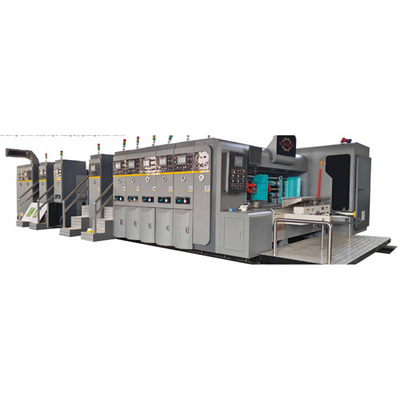 PLC Controlled Corrugated Carton Box Making Machine For Packaging