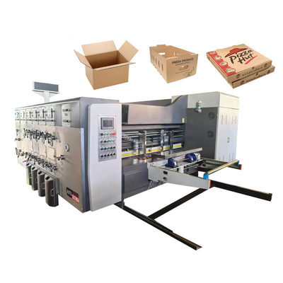 Carton Corrugated Flexo Machine Printing Carton Box Production Line Carton Box Cutting Paper Box Slotting Die Cutting Machine