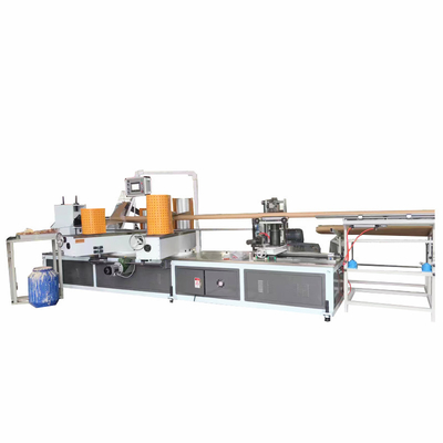 Automatic Spiral Paper Core And Tube Production Line With Online Cutter Spiral Paper Tube Making Machine