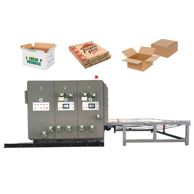 Semi Automatic Chain Feeding Flexo Paperboard Printer Slotter Die Cutter Machine Corrugados Cardboard Making Machine