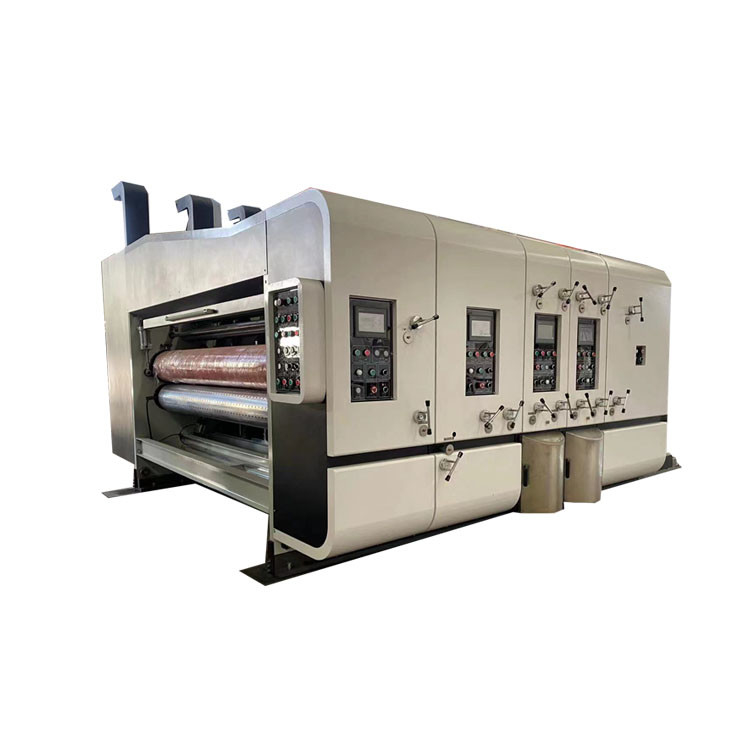 Computer Touch Screen 1-5color Printer Slotter Die Cutter Machine