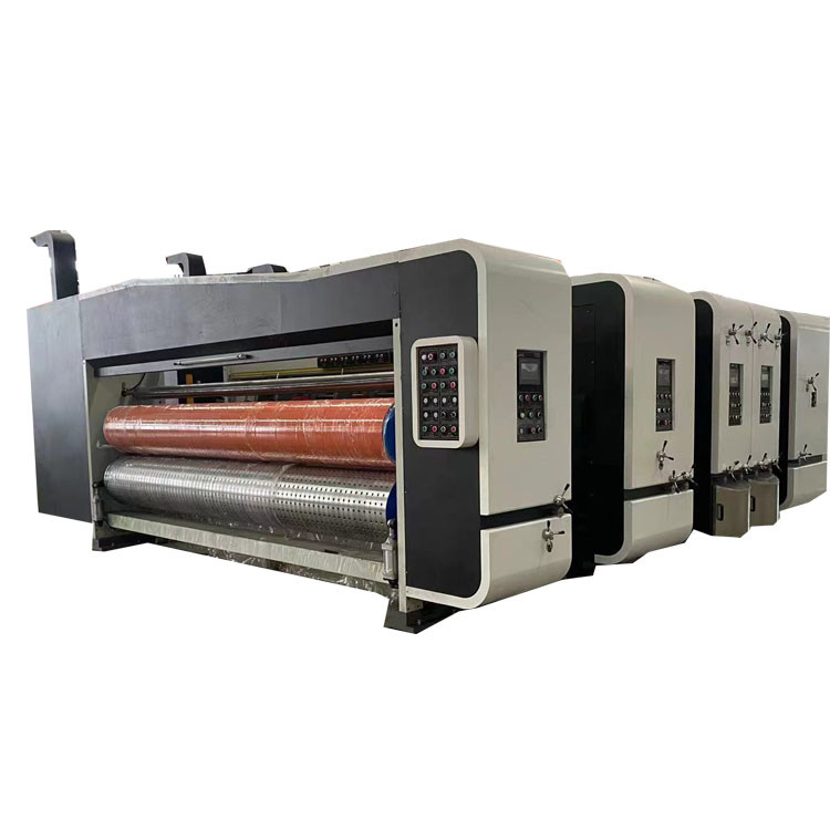 Computer Touch Screen 1-5color Printer Slotter Die Cutter Machine