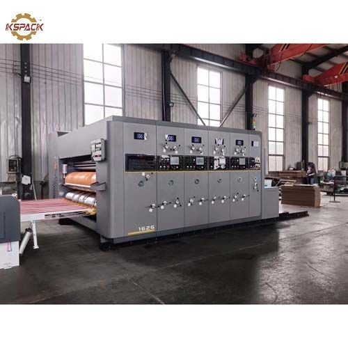 Stainless Steel Surface Fluting Corrugated Box Printing Machine with ABB PLC