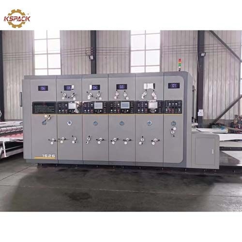 Stainless Steel Surface Fluting Corrugated Box Printing Machine with ABB PLC