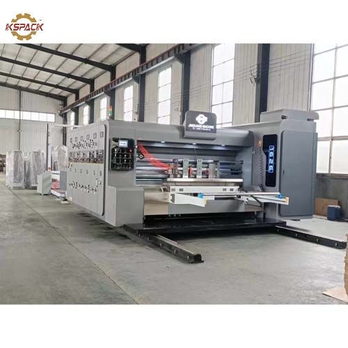 PLC Controlled Corrugated Carton Box Making Machine For Packaging