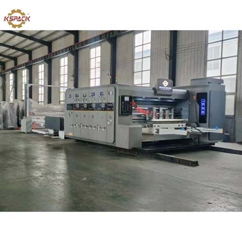PLC Controlled Corrugated Carton Box Making Machine For Packaging