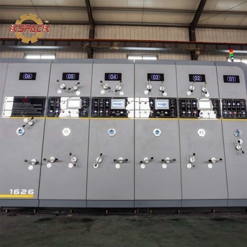 PLC Controlled Corrugated Carton Box Making Machine For Packaging