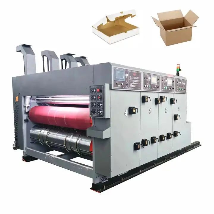 PLC 3 color Corrugated Box Printing Machine Full Automatic