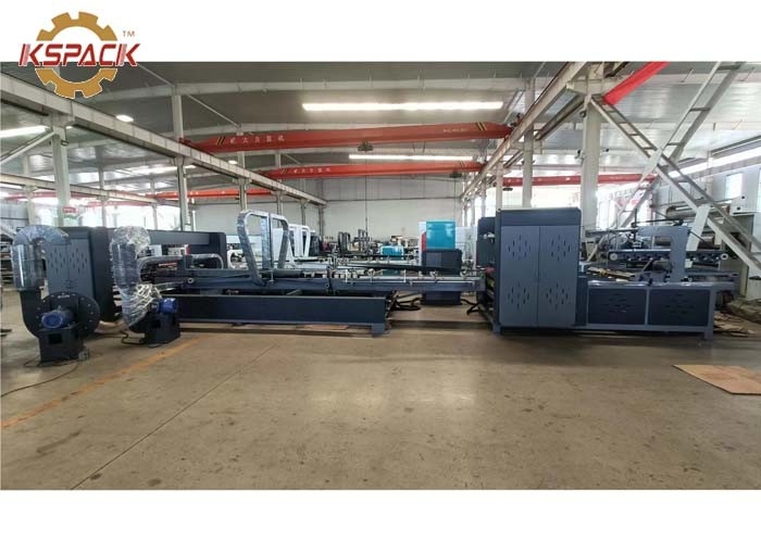 Robust Frame Automatic Folder Gluer Stitcher Machine For Carton Box