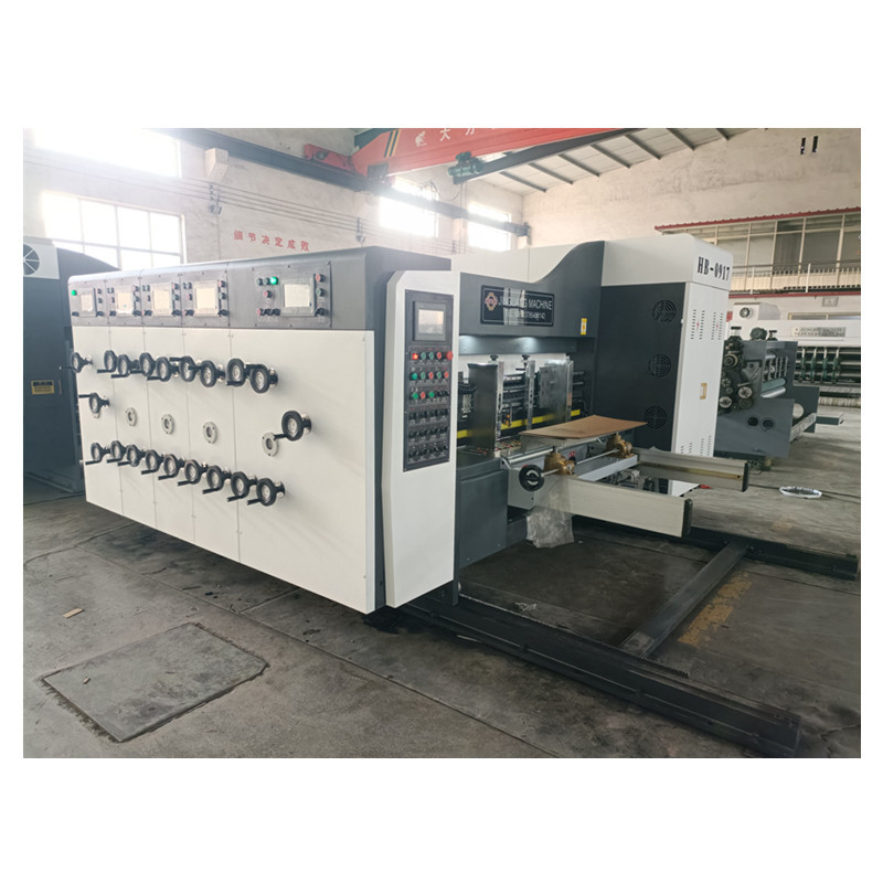 Pizza Box Flexo Print Automatic Die Cutter Machine