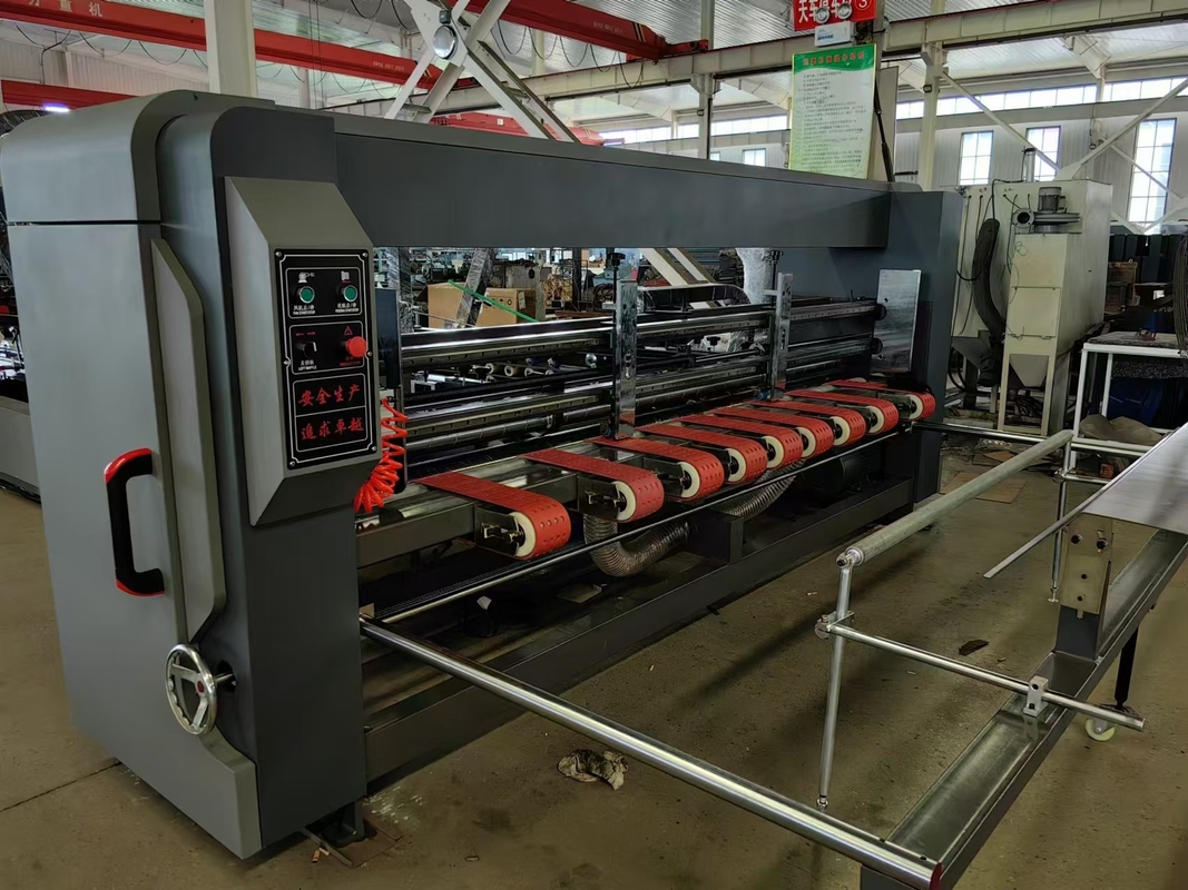 Cardboard Box Folder Gluer Machine With 12Kw 380v Voltage And Simens ABB Motor