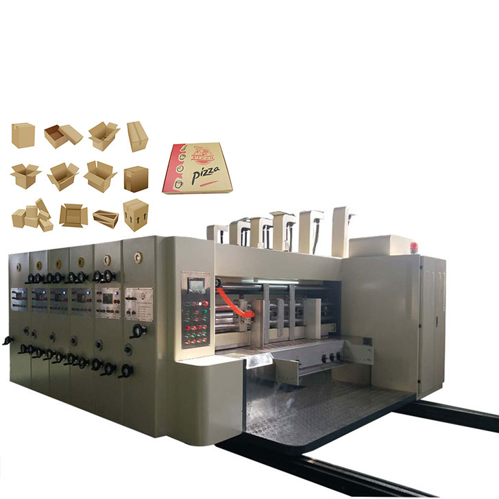 1-5 Colors Flatbed Printer Rotary Die Cutting Machine Automatic Paper Sheet Printer