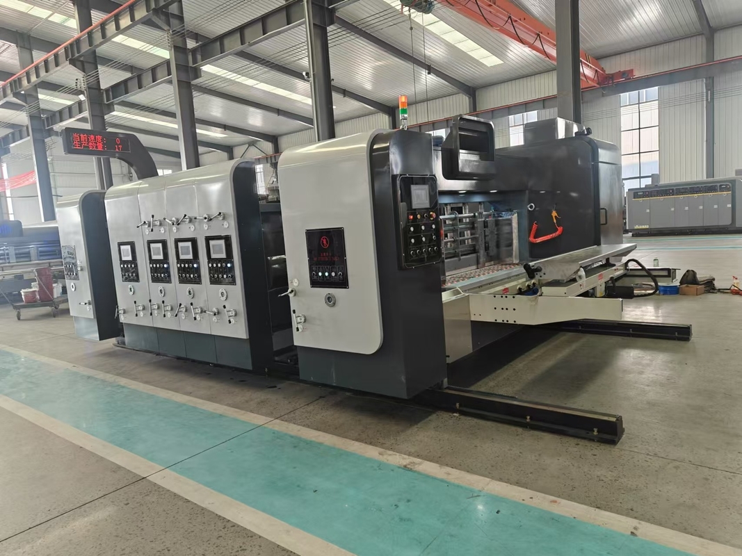 Automatic Corrugated Carton Box Flexo Printer Slotter Die Cutter For Corrugated Carton Box Pizza Box Machines