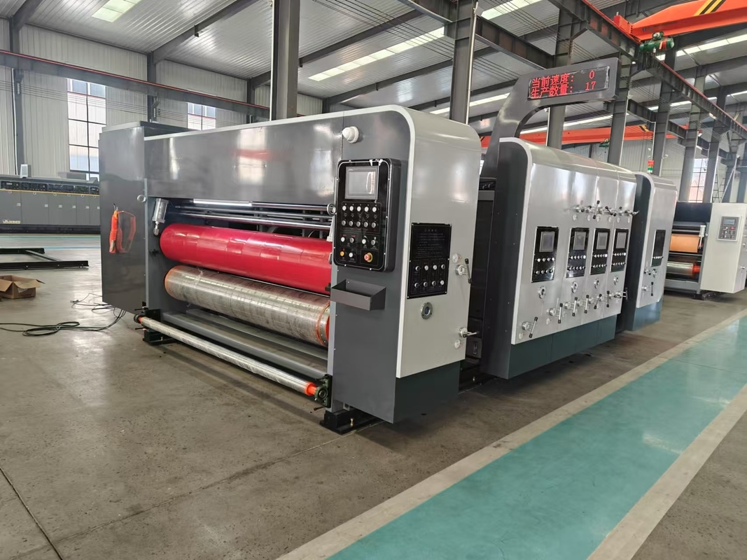Automatic Corrugated Carton Box Flexo Printer Slotter Die Cutter For Corrugated Carton Box Pizza Box Machines