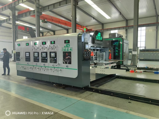 Drukmachine voor het maken van kartonnen dozen