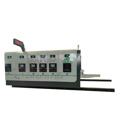 Geaffineerde kartonnen doos maken machine 4 kleur slotter die cutter machine