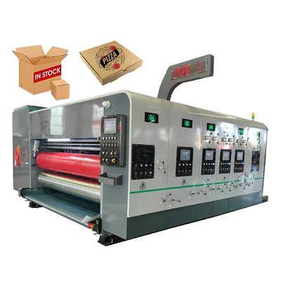 Geaffrouwde kartonnen doos Flexo-printing Die Cutting Slotting Packing Machine Automatic Box Printer Machine